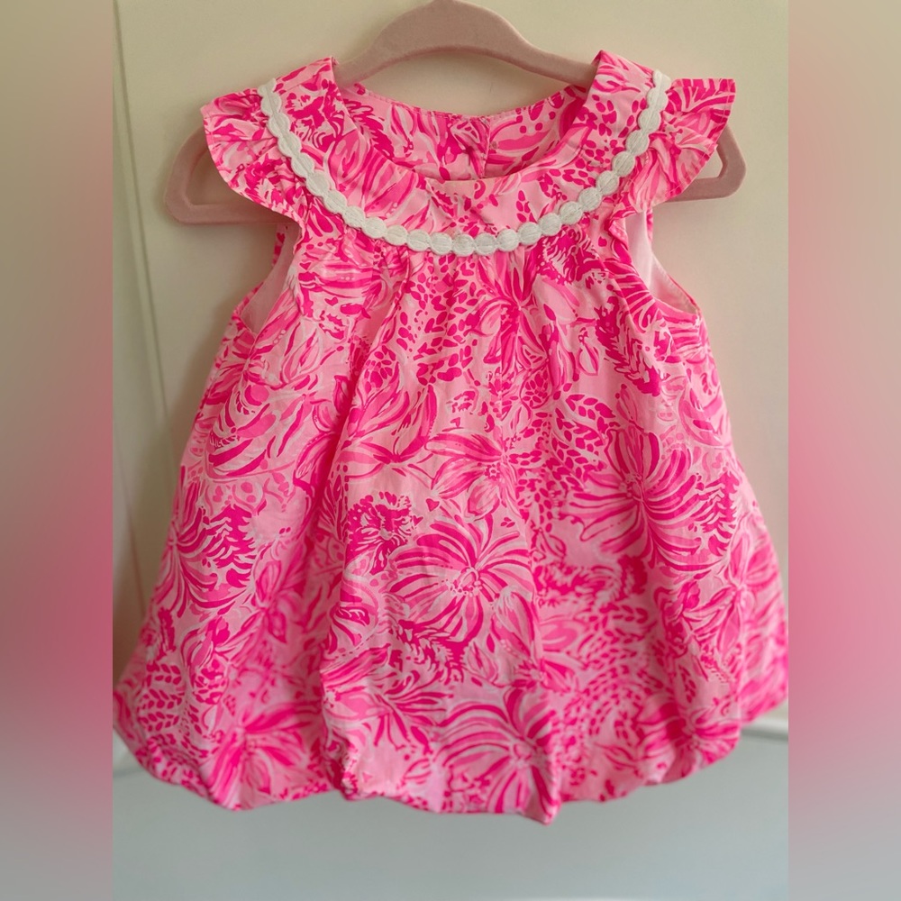 Pink Baby Girl Lilly Pulitzer - Lilly Knit Shift Dress(6-12)